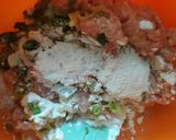 Foto langkah ke 2 dari resep Tahu Ayam Kukus.