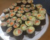 Hình bước làm 3 của món Kimpap keto