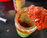 A picture of step 1 of Schezwan pasta.