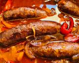 A picture of step 5 of Crockpot Bbq ~ Beer 🍺 Bratwurst 🌭.