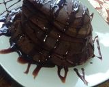 Foto langkah ke 4 dari resep Pancake Cokelat Praktis Anti Gagal.