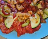 Foto del paso 6 de la receta Ensalada de tomate con aliño de gambas al ajillo