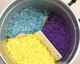 Hình bước làm 6 của món Xôi ngũ sắc