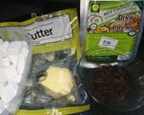 Hình bước làm 1 của món Nougat nho khô