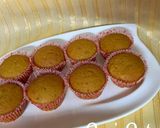 A picture of step 5 of Pumpkin Muffins.