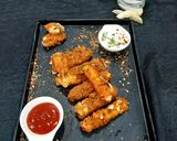 मोज़रैला चीज़ स्टिक (mozzarella cheese stick recipe in Hindi) रेसिपी चरण 7 फोटो