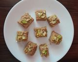 A picture of step 6 of Paneer Jaggery Burfi.