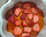 A picture of step 1 of Strawberry upside down Cake.