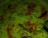 A picture of step 10 of Palak kadi.