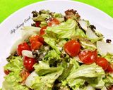 Hình bước làm 2 của món Salad Trộn Sốt Mè Rang Chay