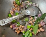 A picture of step 2 of Matar Onion Poha (Healthy morning breakfast).