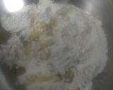 A picture of step 1 of Aloo (potato) matar (peas) less oil kachodis.