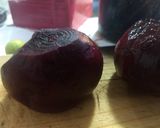 Foto del paso 2 de la receta: Agua Fresca de Engañó pseudo cereza (Naranja y Betabel)