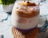 Foto langkah ke 6 dari resep Es kopi dalgona ubi ungu.