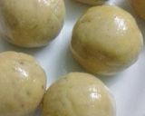 A picture of step 3 of Sugar free orange mithai.