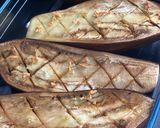 Une image de l'étape 3 de Aubergines au four ail et parmesan.