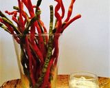 A picture of step 7 of Spinach and BeetRoot Sticks.