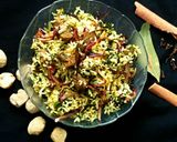 A picture of step 9 of Spinach soya briyani.