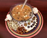 A picture of step 6 of Mushroom Sprouts with Olive soup.