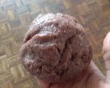 A picture of step 5 of Ragi Ball/Ragi Mude.