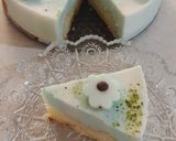عکس مرحله 11 از دستور چیز کیک بلوبری دورنگ🎂🍰