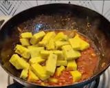 A picture of step 8 of Khaman ki sabzi.