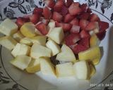 Une image de l'étape 2 de Verrines pomme / fraise.
