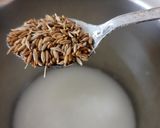 A picture of step 2 of Jeera masala buttermilk.