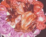 A picture of step 3 of Kuku choma.