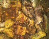 A picture of step 3 of Mutton paya.