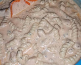 A picture of step 7 of Buffalo Chicken Pasta Bake.