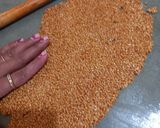A picture of step 4 of Til - jaggery chikki.