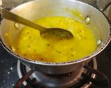 A picture of step 4 of Maharashtrian Style Besan Pitla.