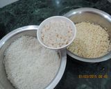 A picture of step 1 of Idli batter for making soft Idli.