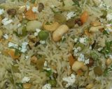 A picture of step 5 of Jaipuri Pulao.
