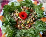 A picture of step 5 of Green Grams Sprouts Garden Fresh Salad#themechallenge.