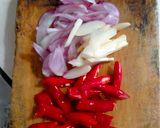 Foto langkah ke 2 dari resep 41. Tumis Kangkung Udang.