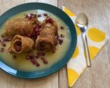 Diós almás grillezett palacsinta vanília ágyon recept fázis 8 fotója
