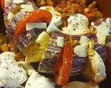 Foto del paso 1 de la receta: Berenjena Hasselback con el pisto colorido