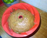 A picture of step 8 of Beetroot, orange cake#bakingchallenge.