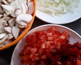 Bakonyi borda, kapros- túrós galuskával recept fázis 1 fotója