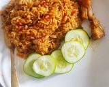 A picture of step 1 of Coconut jollof rice.