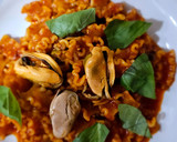 Foto del paso 6 de la receta: Mafalda corta en salsa de mejillones en escabeche