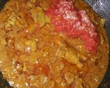 A picture of step 5 of Mutton Karahi.