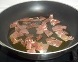 Foto del paso 4 de la receta Berenjenas gratinadas rellenas de champiñones, jamón y bechamel