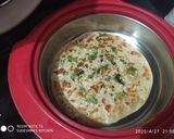 A picture of step 4 of Aaloo stuffed garlic kulcha.