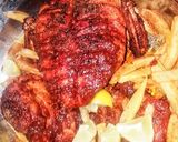 A picture of step 9 of Fried spicy chargah.