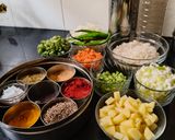A picture of step 1 of One pot vegetable pulao.