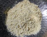 A picture of step 2 of Sattu laddu.