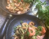 Une image de l'étape 7 de 🌿Crevettes 🍤🦐sautées sur lit de tagliatelles 🍃🌱.